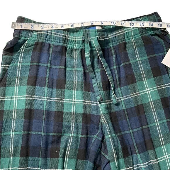 Old Navy Plaid Pajama Set NWT Pants & Thermal Long Sleeve Top Used Size Medium - Picture 3 of 10